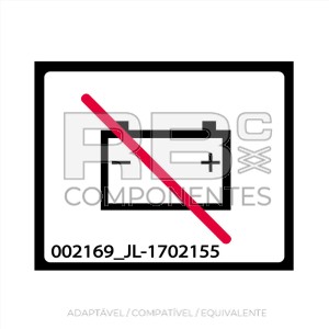 ADESIVO INFORMATIVO  PARA JL DESCONECTE A BATERIA