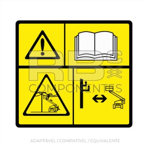 ADH. PELIGRO ALTA TENSION MANUAL JLG
