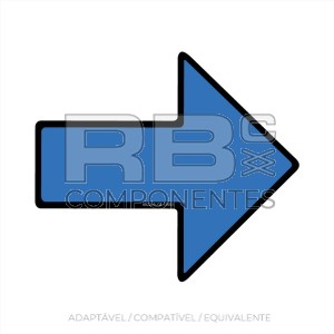 ADESIVO INDICADOR DIREC AZUL GE-Z30/20 Z34/22(A.D.E