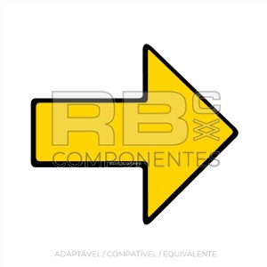 ADESIVO INDICADOR DIREC AMARELO GE-Z30/20 Z34/22(A.D.E