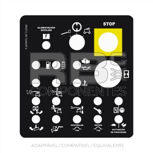 ADESIVO FUNCAO QUADRO INF GE-Z45/25 (A.D) Y (A.E.)