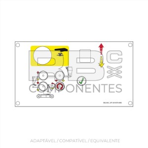 ADESIVO FUNC. QUADRO SUP UR-AB38 (A.E.)