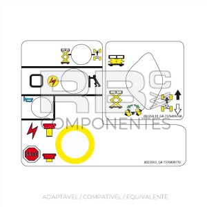 KIT COMPLETO ADESIVO FUNCAO GRV-SM2632E