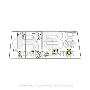 ADESIVO FUNCAO CUAD SUP PAINEL JOYSTICK GRV-A125J