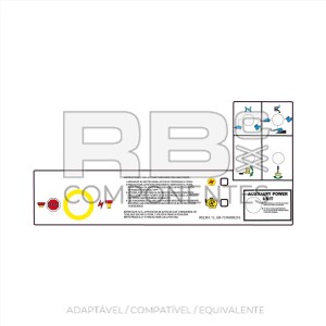 ADESIVO FUNCAO CUAD SUP PAINEL UCB GRV-A125J