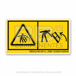 ADH. SNB 102004100040 RIESGO DE GOLPE 60x30mm