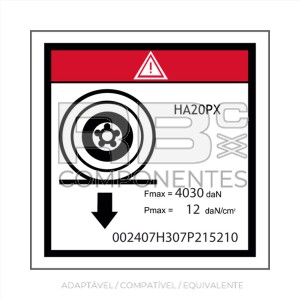ADESIVO ADAPTAVEL CON LA REF HL  3078145210