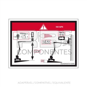 ADESIVO ALTURA DO SOLO Y CARGA HL 16P