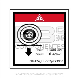 ADESIVO ADAPTAVEL REF HL  307P223980