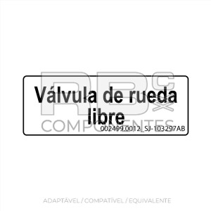 ADESIVO COMPATÍVEL REF. SJ 103297AB
