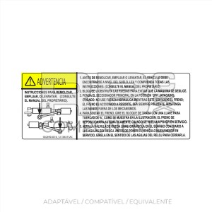 ADESIVO COMPATÍVEL REF. SJ 106515AC