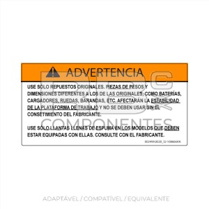 ADESIVO COMPATÍVEL REF. SJ 108666AA