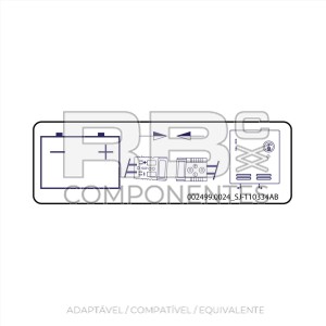 ADESIVO COMPATÍVEL REF. SJ 110334AB