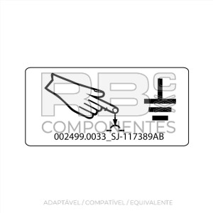 ADESIVO COMPATÍVEL REF. SJ 117389AB