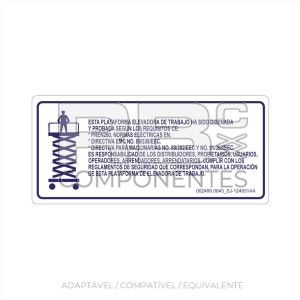 ADESIVO COMPATÍVEL REF. SJ 124931AA