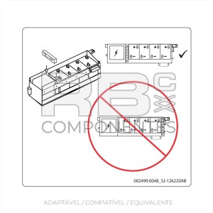 ADESIVO COMPATÍVEL REF. SJ 126220AB
