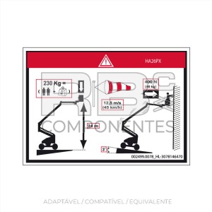 ALTURA DO PISO + CARGA HA26 PX