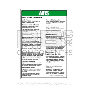 ADESIVO COMPATÍVEL REF GE-43090FR G
