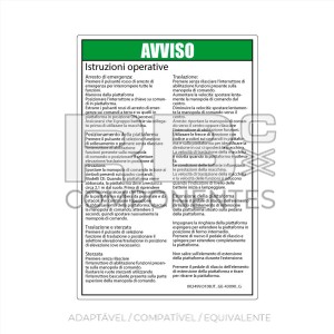 ADESIVO COMPATÍVEL REF GE-43090IT G