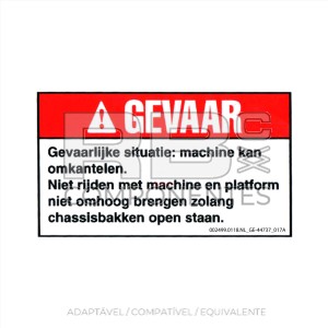 ADESIVO COMPATÍVEL REF GE-44737DU_B NL