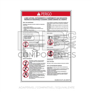 ADESIVO COMPATÍVEL REF 43091 PT