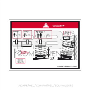 ADESIVO ALTURA DO PISO + CARGA HLCOMP 8W