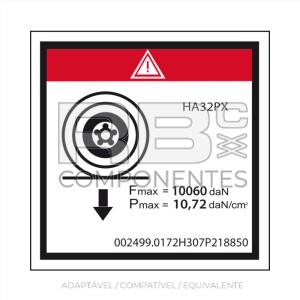 ADESIVO CARGA MAX EM UMA RODA HL 32 PX