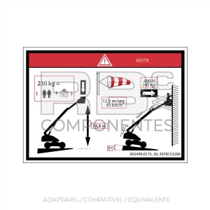 ADESIVO COMPATÍVEL REF HL 3078153200