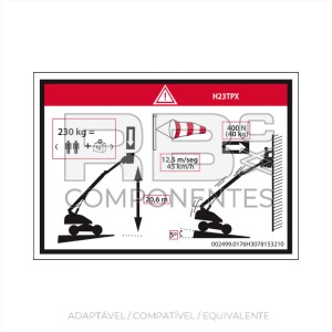 ADESIVO ALTURA DO PISO + CARGA HL 23 TPX