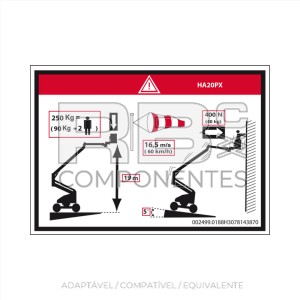 ADESIVO ALTURA DO PISO + CARGA HL 20PX