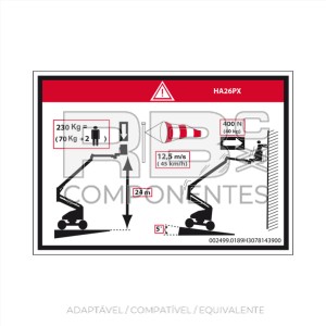 ADESIVO ALTURA DO PISO + CARGA 26 PX