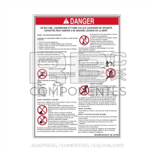 ADESIVO COMPATÍVEL REF GE 32700 FR