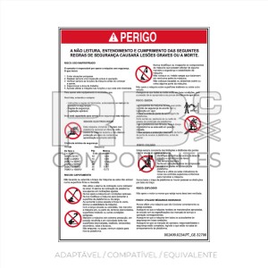 ADESIVO COMPATÍVEL REF GE 32700PT