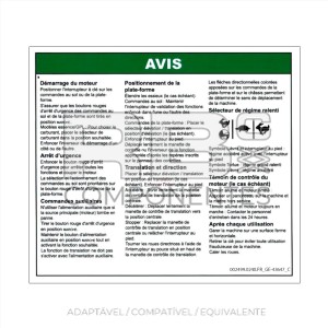 ADESIVO COMPATÍVEL REF GE-43647FR_C