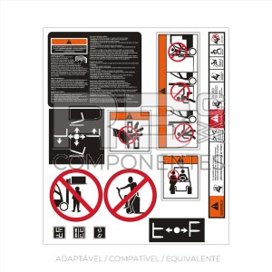 KIT ADESIVOS PARA CAMINHÕES DE ELEVADOR