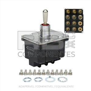 SWITCHES 3 POSIÇÕES FIXAS SJ (12 COTACTOS)