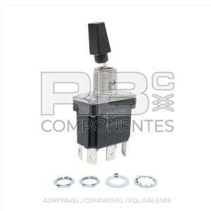 SWITCHES 2 POSIÇÕES DE RETORNO CENTRAL (6F) ESTANCO