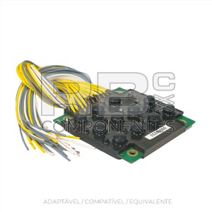 PLACA DE 11 BOTÕES E 12 LED (RESINA)