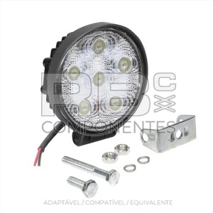 FAROL ROUND 6 LED-18W 10V-30V