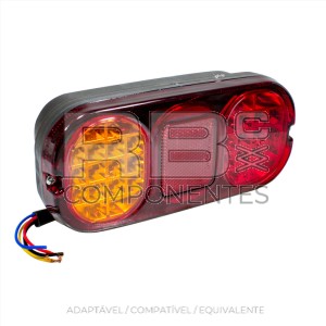 PILOTO TRASEIRO LED 12V
