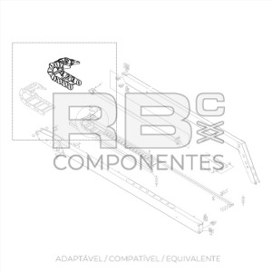 CADEIA PORTA-CABOS ADAPTAVEL JL 1001099837