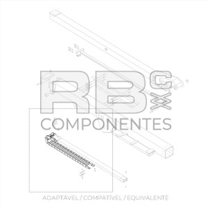 CADEIA PORTA-CABOS COMPATIVEL JL 7026120