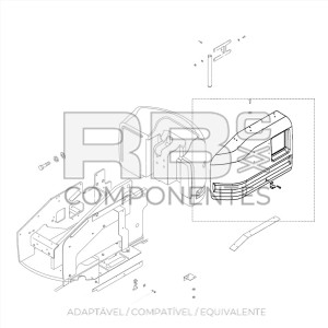 CAPOT LADO TANQUE ADAPTAVEL GE 77032