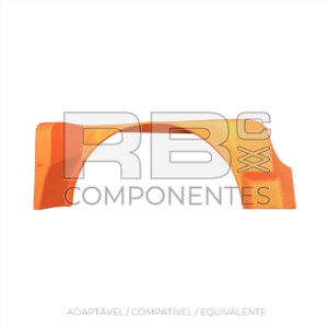 CAPOT PASE DE RODA DIREITA PARA TOUCAN 1100 - LARANJA