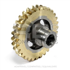 COROA BIG INTERNA DE BRONZE Y FE DE MOTOR DE TURN