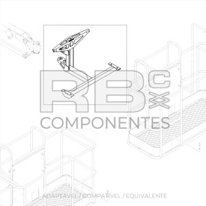 SOPORTE PLATAFORMA COMPATIVEL AD/CO/EQ GE 54510SGT