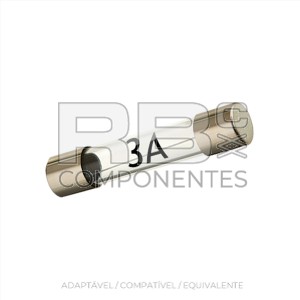 FUSIVEL DE VIDRO 3 AMP A 32MM