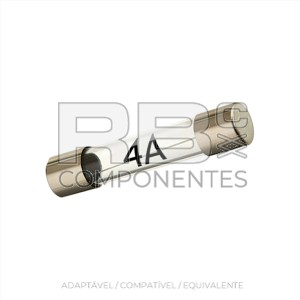FUSIVEL DE VIDRO 4 AMP A 32MM