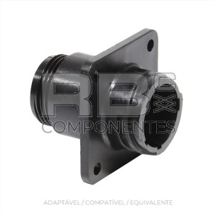 CONECTOR PLAST. MACHO FIJO 9 V–AS PARA MANG COMPA