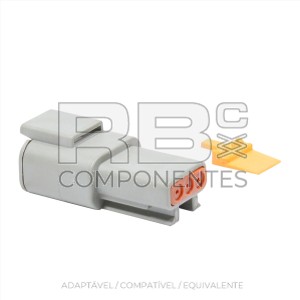 CONECTOR COMPATIVEL  CON DTM04-3P